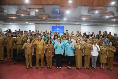 Rapat Evaluasi Tim Percepatan Penurunan Stunting (TPPS) Kota Ambon, Selasa 22 Juli 2025